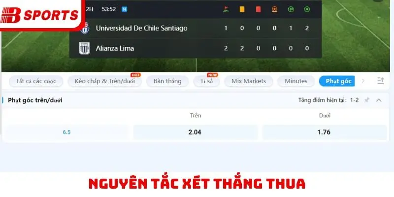 Nguyên tắc xét thắng thua