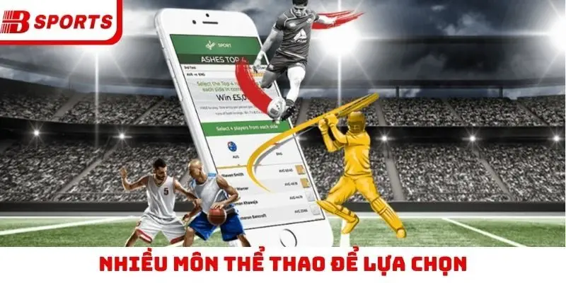 Nhiều môn thể thao để lựa chọn